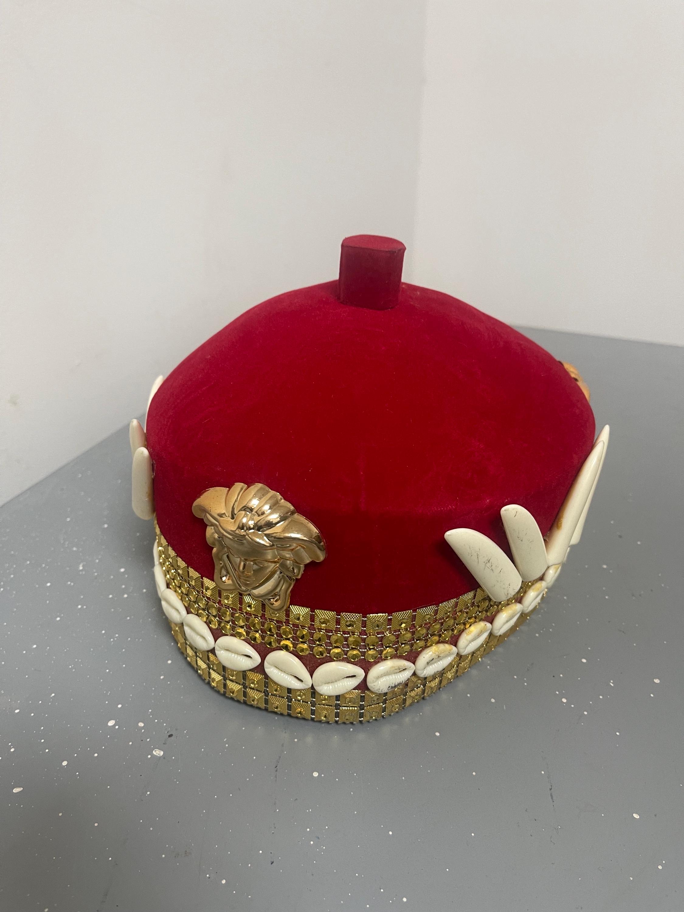 New Cowries Royalty Hat/african Prince/traditional Hat 
