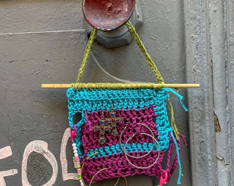 Crochet Jewelry/ Earring Holder