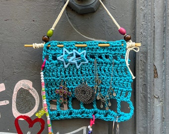 Crochet Jewelry/ Earring Holder