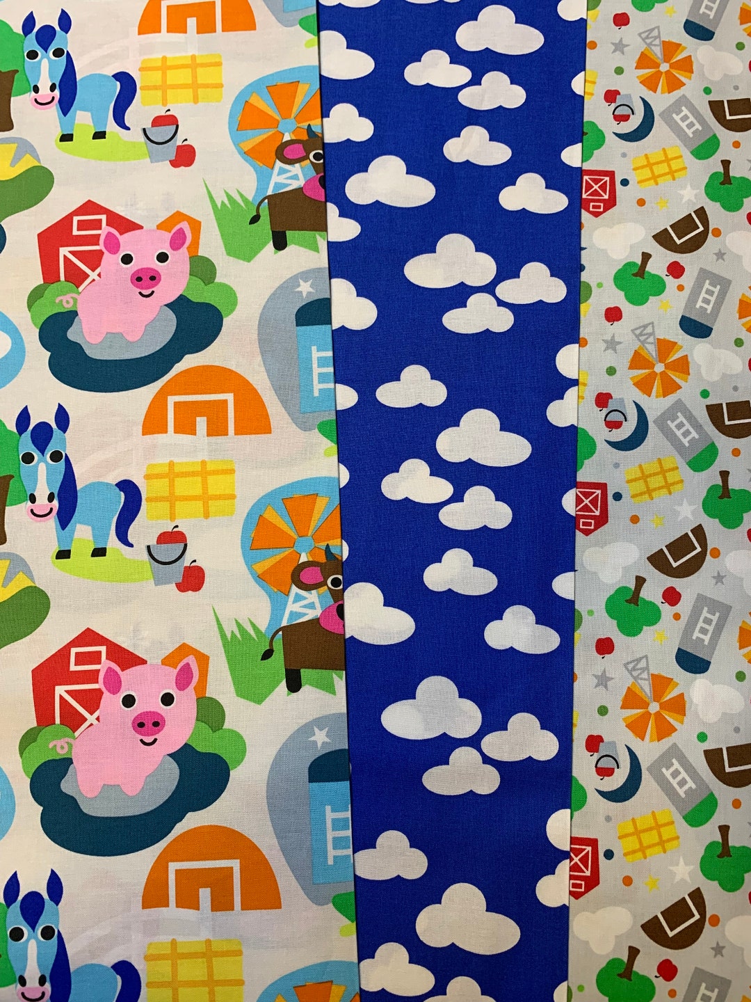 Farm 3yard Quilt Kit. Quilters Cotton. Etsy