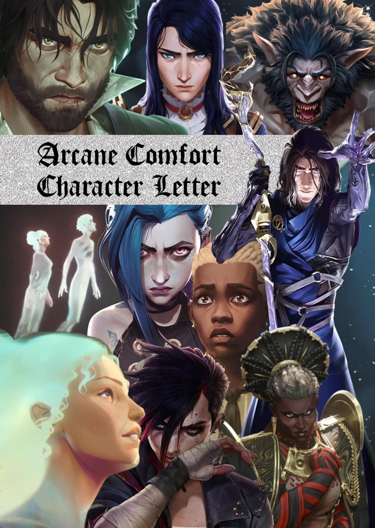 Arcane Comfort Character Letter