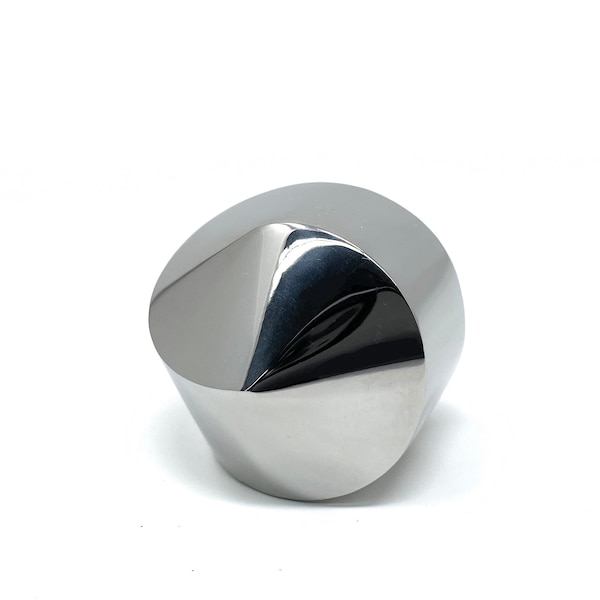 Perfect Gift for Him/Her- Stainless Steel Hexasphericon - Polished finish Desk Toy Wobbler Fidget Similar to Oloid & Anti Oloid