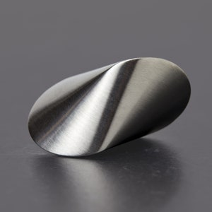 Perfect Gift for Him/Her- Stainless Steel Oloid - Brushed finish Desk Toy Wobbler Fidget Similar to Anti Oloid & Hexasphericon