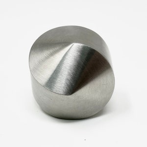 Perfect Gift for Him/Her- Stainless Steel Hexasphericon - Brushed finish Desk Toy Wobbler Fidget Similar to Oloid & Anti Oloid