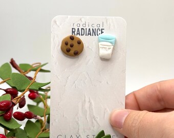Milk & Cookies Stud Earrings