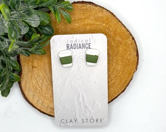 To-go Coffee Cup Stud Earrings