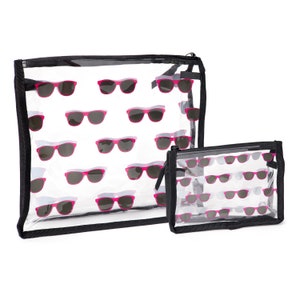 Klar Designer Reißverschluss Einsatz (2er-Set) Reise-Organisator Lagerung Pop In Zubehör kompatibel mit Summer Bogg Bag XL Baby Original