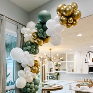 Sage Green DIY Balloon Garland Kit, Bridal Shower Balloon, Girl Birthday, Balloon Arch, Birthday Party Decor, Gender Neutral Baby Shower