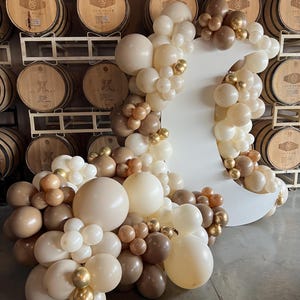 DIY, Neutral Balloons, Neutral Baby, Balloon Garland, Baby Shower, Balloon Arch, Boho Party, Boho Bridal Shower, Teddy Bear Shower, Wedding