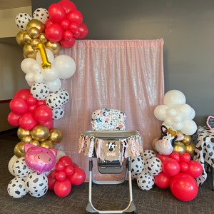 Pink Cowgirl Balloon Arch, First Rodeo Balloon Arch, Cowgirl Birthday, Pink Cowgirl, Cowgirl Birthday Party, DIY Balloons, Rodeo Birthday