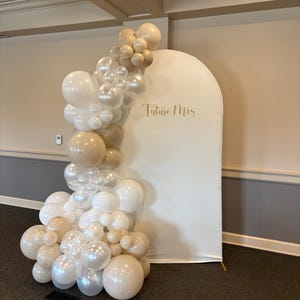 Neutral Balloon Garland Kit, Beige, White, Cream, DIY Arch