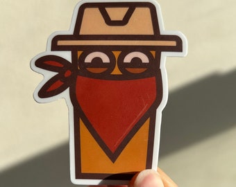 Coffee Bandit Sticker