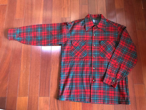 Vintage Pendleton Shirt, Size M, Made in USA, Beach Boys board 