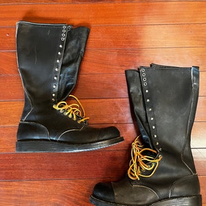 Gnarly NOS vintage Chippewa “highliner” style boots Mens 10E.