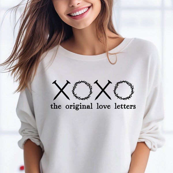 XOXO The Original Love Letters svg png, XOXO SVG, Valentines Svg, xoxo png, valentines png, religious svg, inspiration sweater png, uvdtf