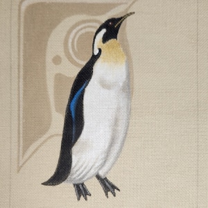 Tela exclusiva de bordado à mão Penguin