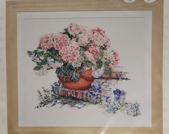 Hortensia’s Garden Counted Cross Stitch Kit by Thea Gouverneur
