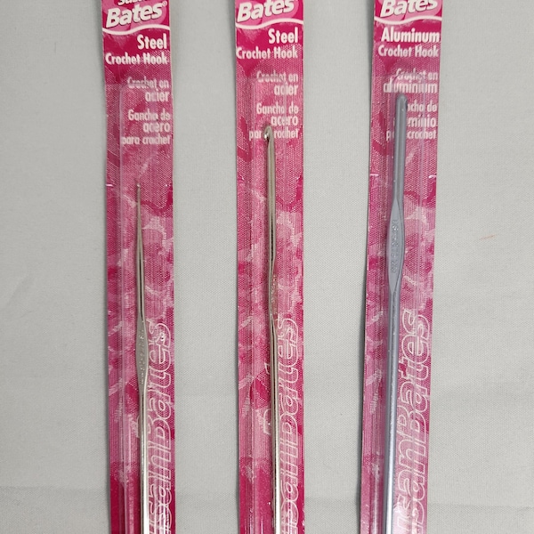 Susan Bates Steelite crochet hooks