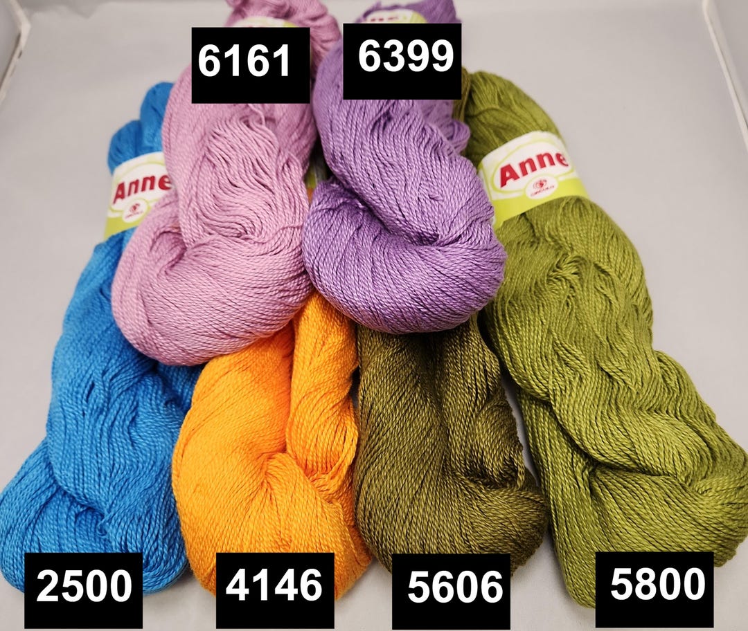 Anne Cotton Yarn - Various Colors - Etsy