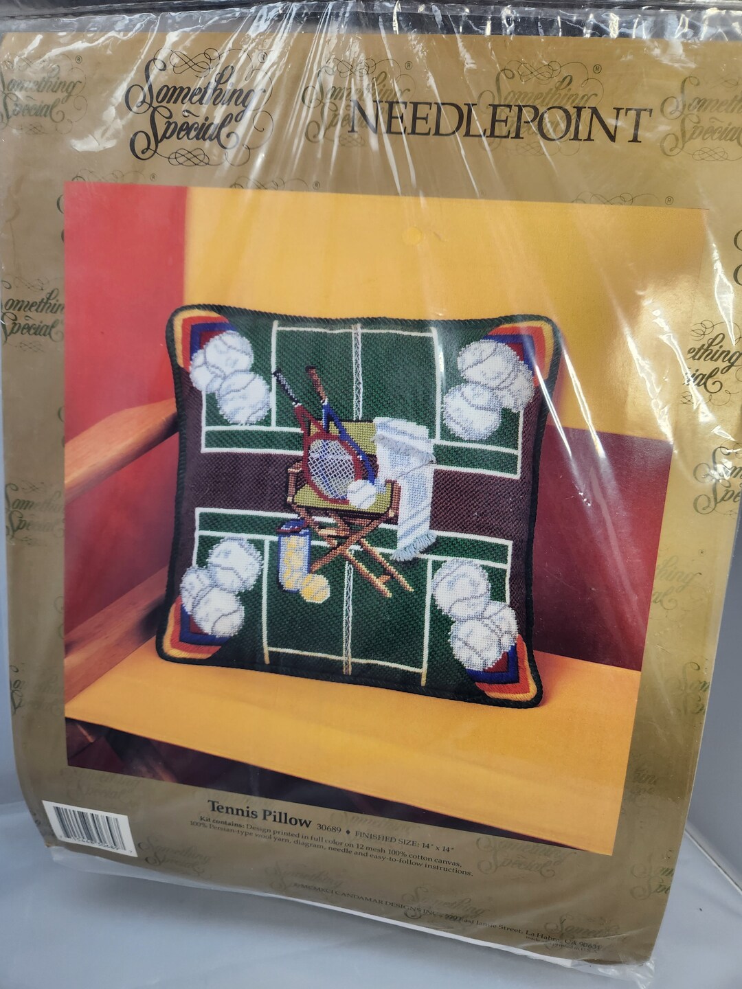 Tennis Anyone Needlepoint Kit Etsy