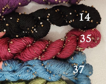 Louisa Harding Mulberry Hand Beaded yarn, various colors