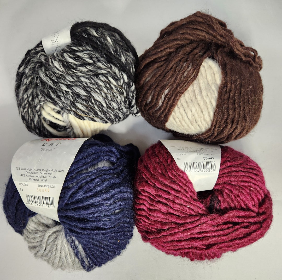 Katia Cap Basic Yarn, Various Colors - Etsy