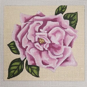 Rose Unique Handpainted Needlepoint Canvas