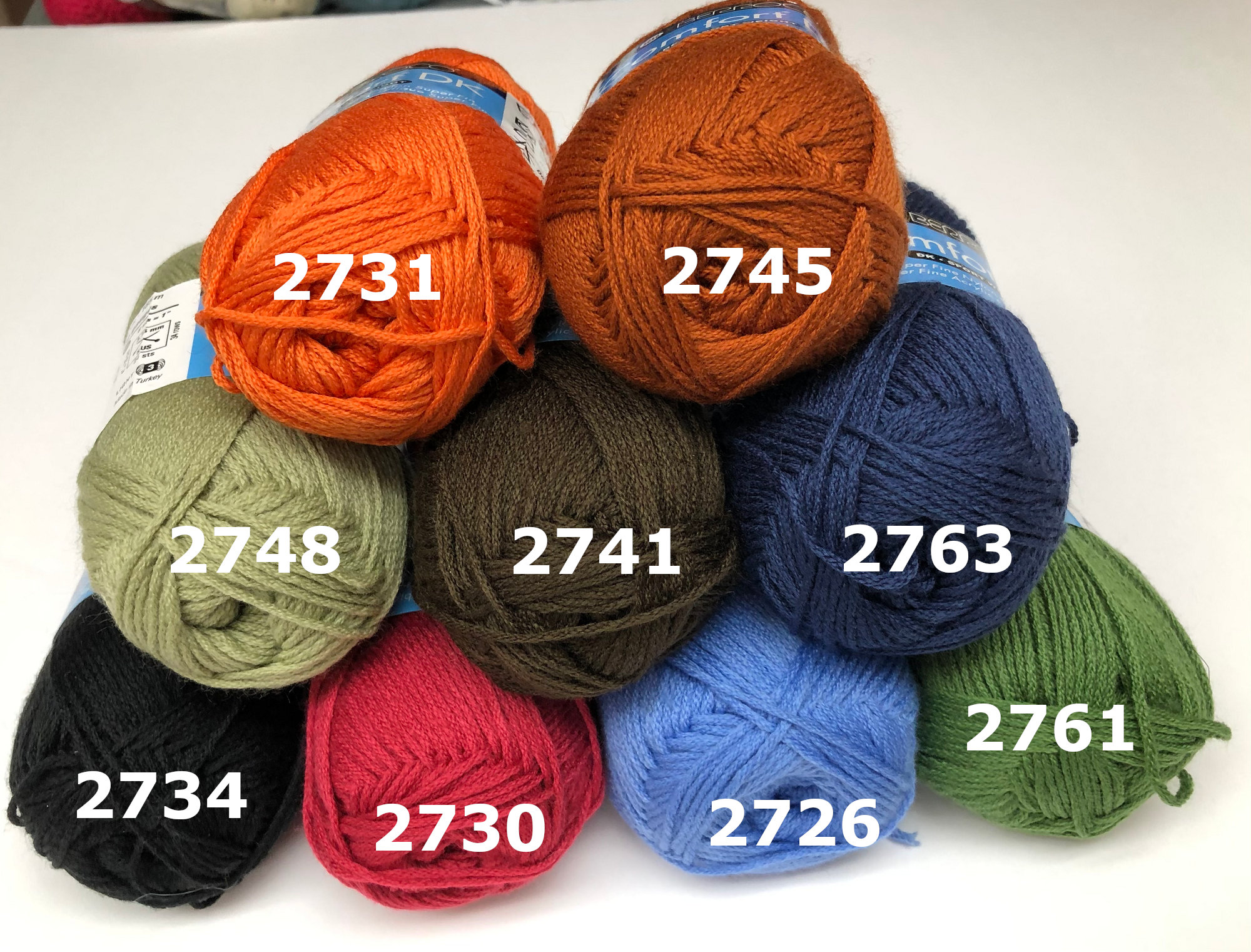 Berroco Comfort DK Yarn, various colors