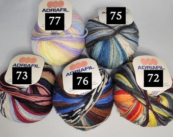 Knitcol Yarn von Adriafil, verschiedene Farben