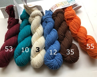 CoBaSi DK-garen, verschillende kleuren