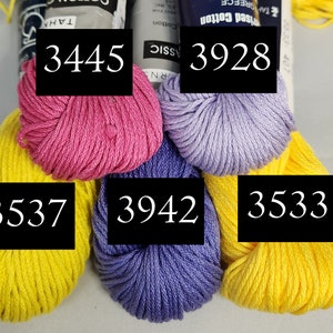 Tahki Cotton Classic Yarn - various colors