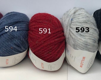 Sirdar Willow Yarn, Various Colors: 591, 591, 593, 594, 595