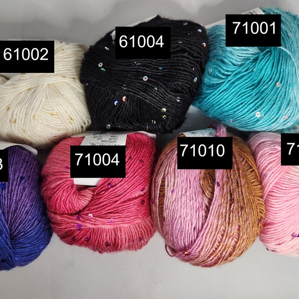 Rozetti Polaris yarn, various colors