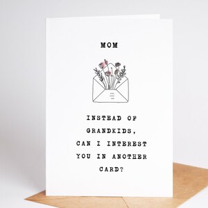 Tarjeta divertida para mamá Tarjeta divertida del Día de las Madres Tarjeta divertida para mamá Tarjeta imprimible Descarga instantánea Tarjeta divertida del Día de las Madres de la hija