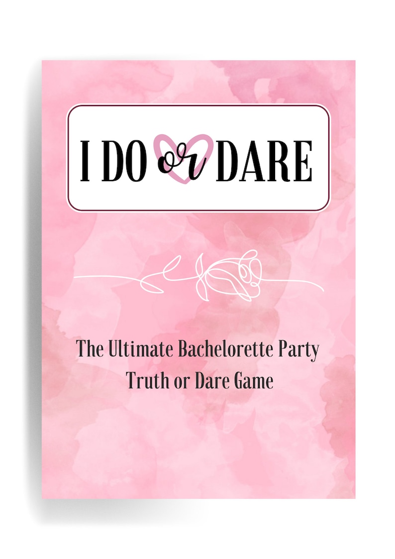 Truth or Dare Truth or Dare Printable Bachelorette Game Bachelorette ...