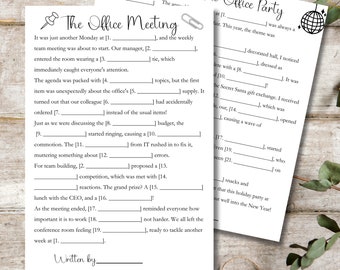 Office Games Team Building Games Funny Office Games Office Mad Libs Office Games Printable Printable Office Games Office Party Games