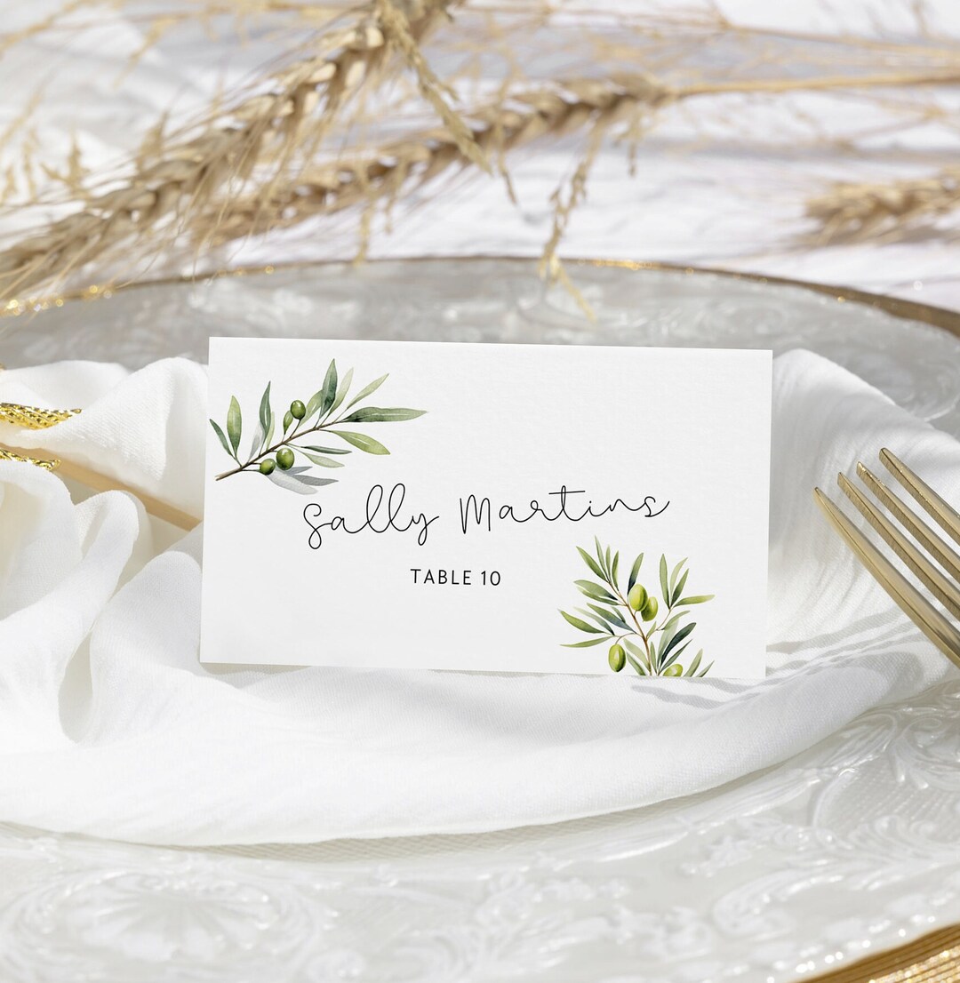 Olive Wedding Place Cards Printable - Il 1080xN.5810686793 56ko 
