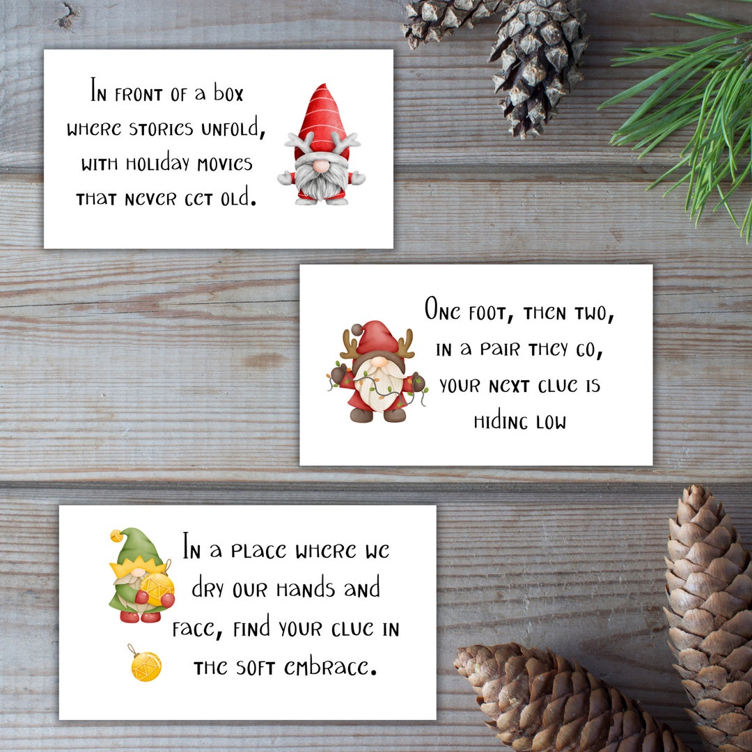 Quick Christmas Games Christmas Riddles Games for Kids Treasure Hunt