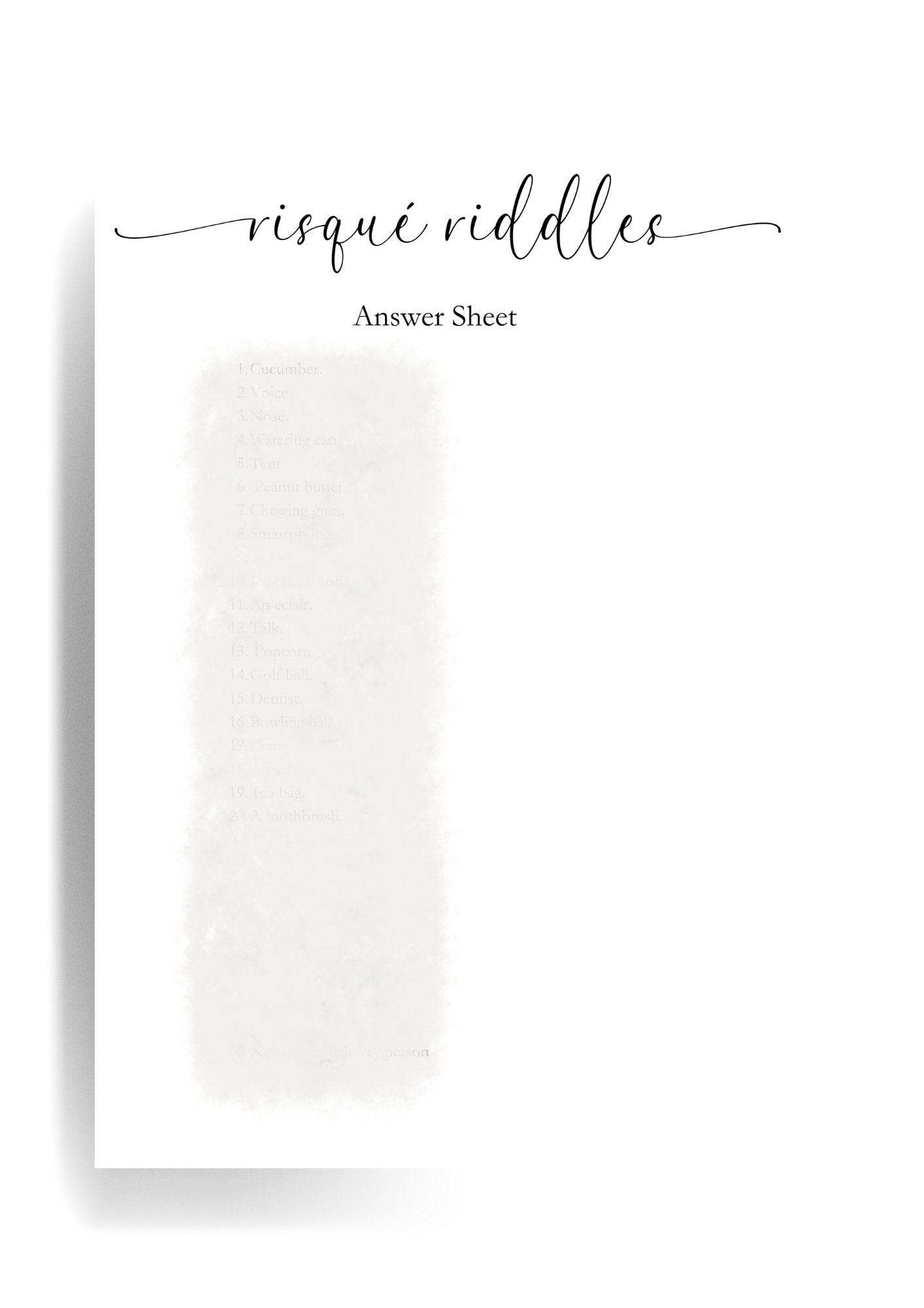 Bachelorette Riddles Printable Riddles Bridal Shower Games Hen Etsy