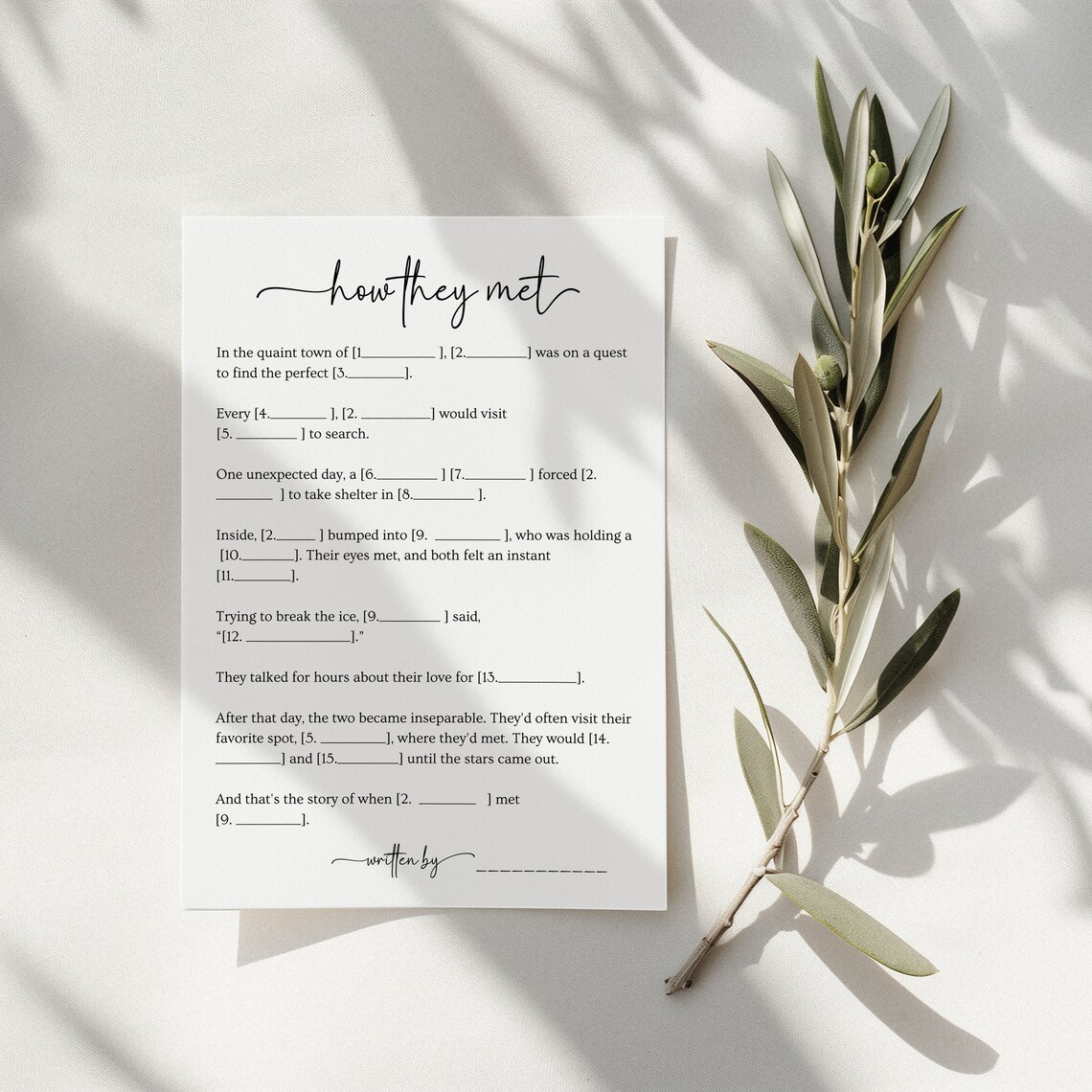 Wedding Vow Mad Libs Bridal Shower Game Wedding Vow Mad Libs How They ...