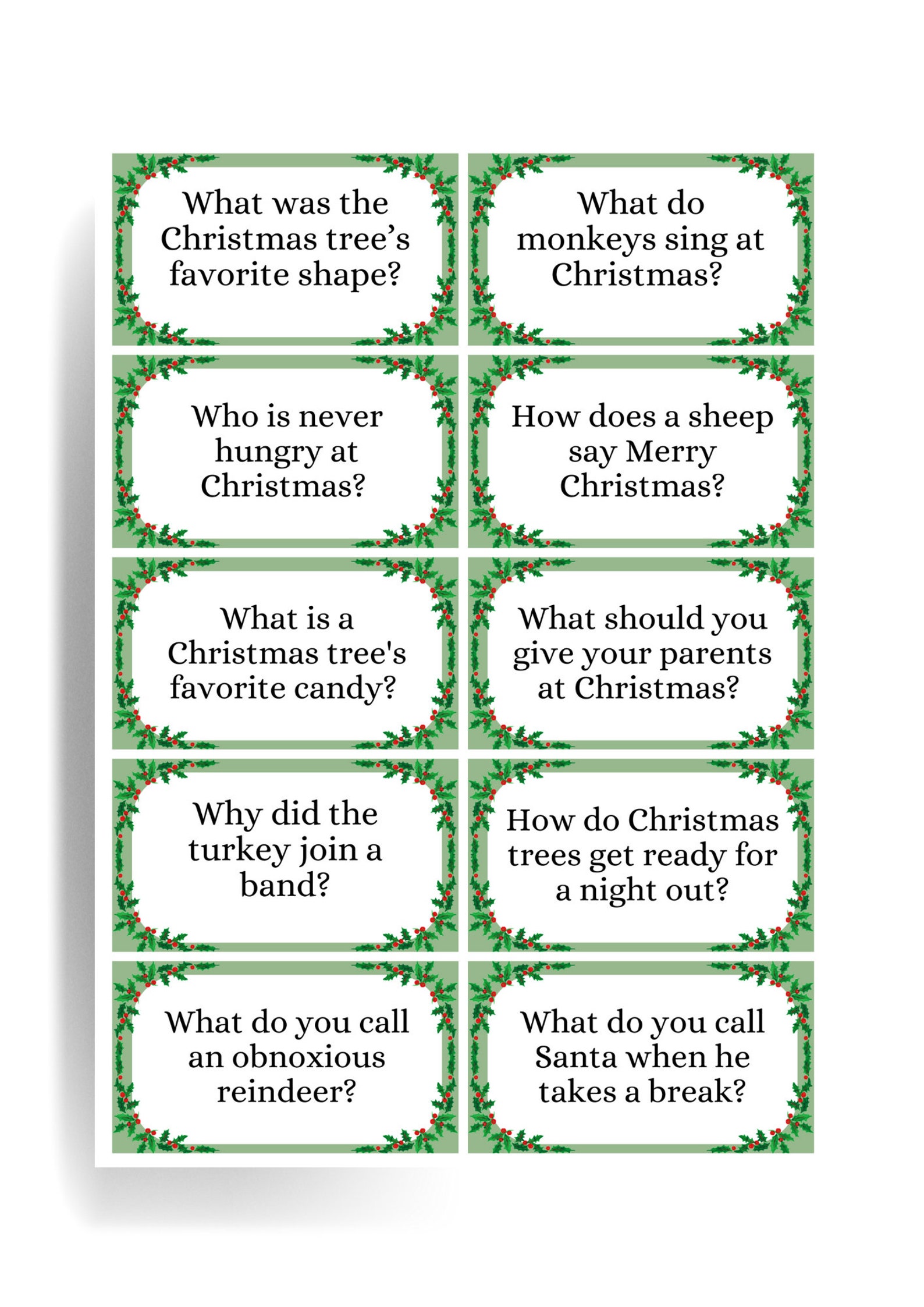 Printable Riddles Uk Christmas Riddles Printable Christmas Riddles Lunchbox Riddles Lunchbox ...