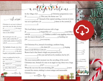 Mad Libs Christmas Holiday Mad Libs Christmas Games Printable Christmas Games Family Printable Christmas Games Christmas Games For Group