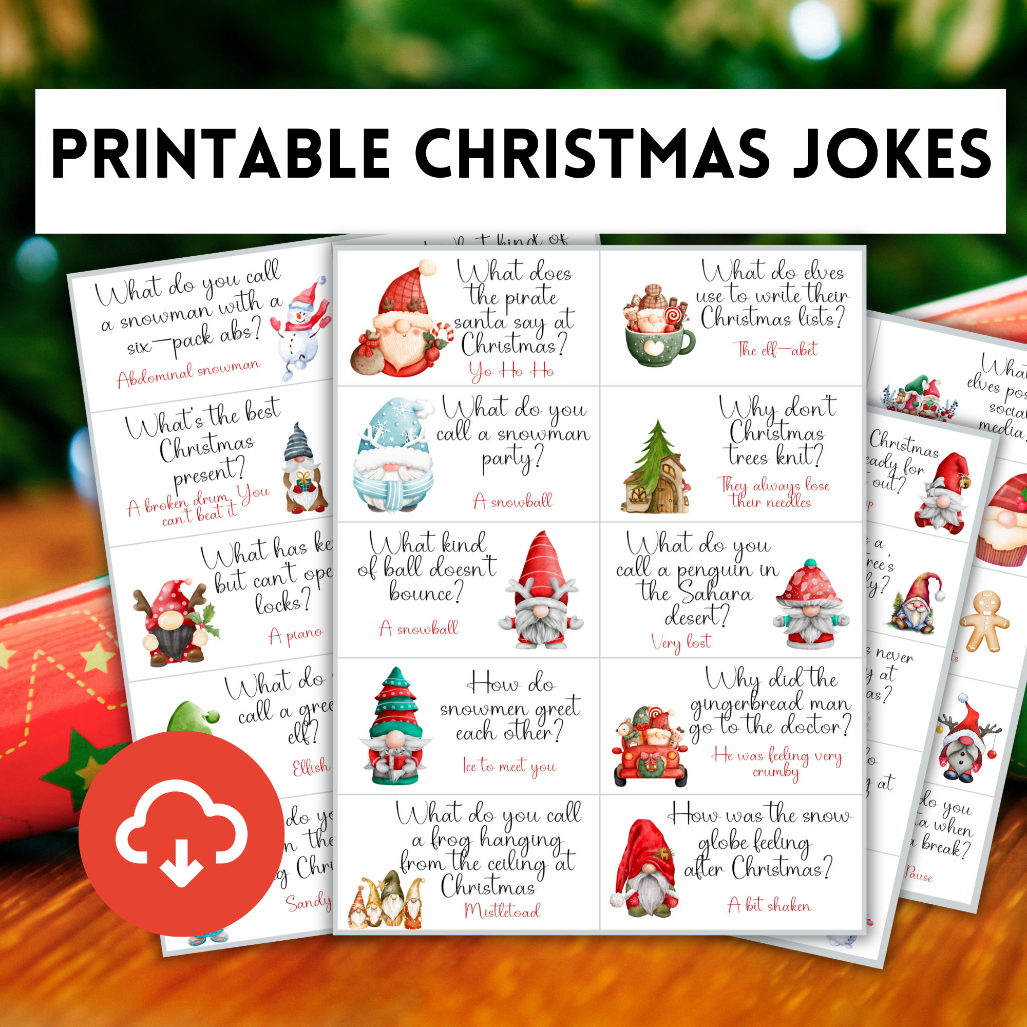 Christmas Jokes Cracker Jokes Christmas Cracker Fillers Christmas Riddles Xmas Jokes Stocking