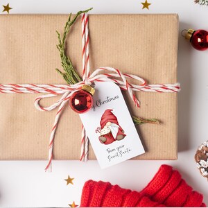 Funny Secret Santa Gift Tag From Secret Santa Tag Santa Secret Gift From Secret Santa Gift Tag Download Cute Secret Santa Silly Secret Santa