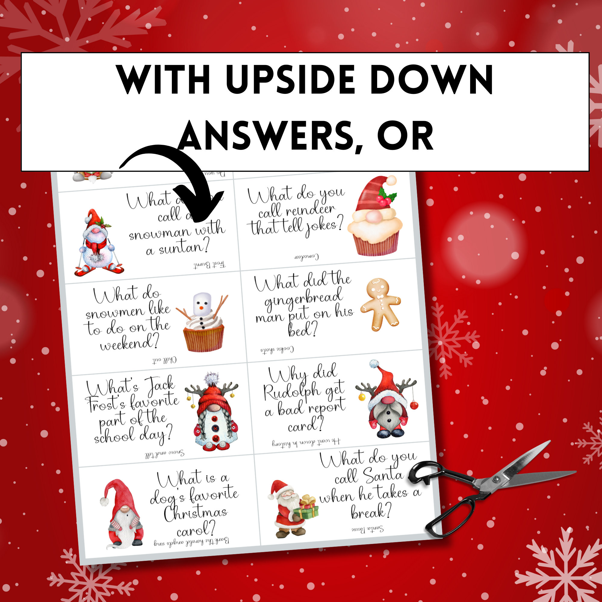 Christmas Jokes Cracker Jokes Christmas Cracker Fillers Christmas