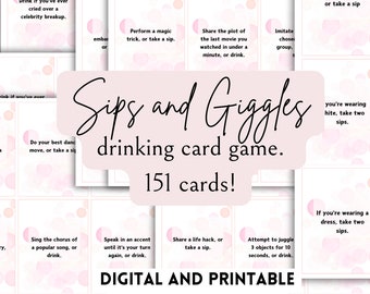Drinking Card Game Drinking Cards Drinkinggames Ladies Night Game Adult Game Night Games Girls Night Games Truth or Drink