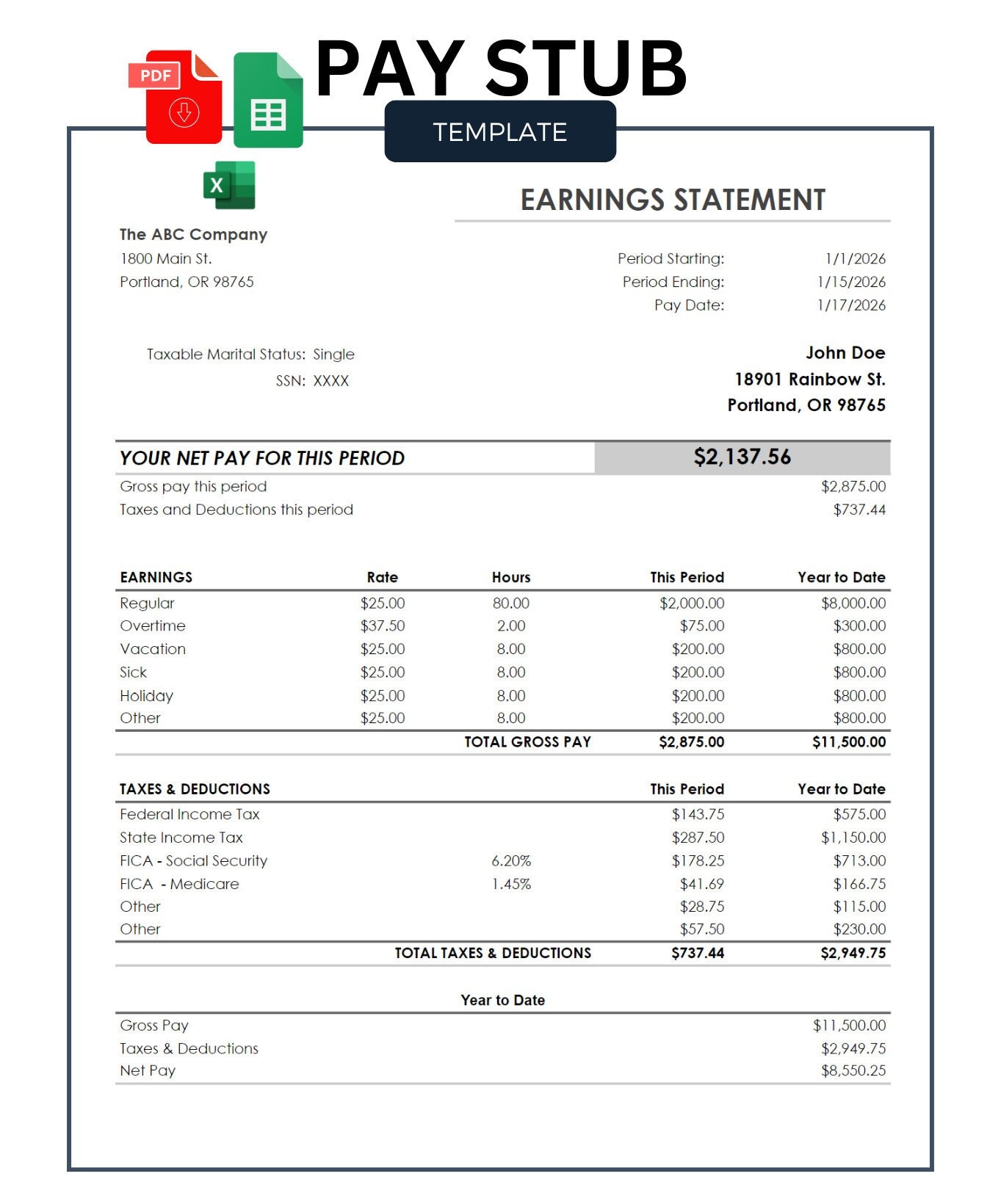 Walmart One Paystub 80 - hk44olk
