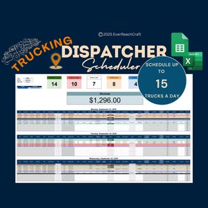 LKW-Abfertigungstabelle: Frachtabfertigungs-Tool - Excel