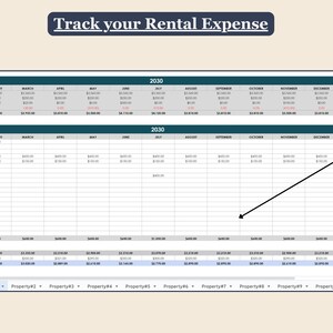 Rental Property Tracker: Income & Expense Spreadsheet (Google Sheets) image 8