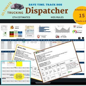 Trucking Dispatch Tool: HOS Rules Tracker & ETA Calculator